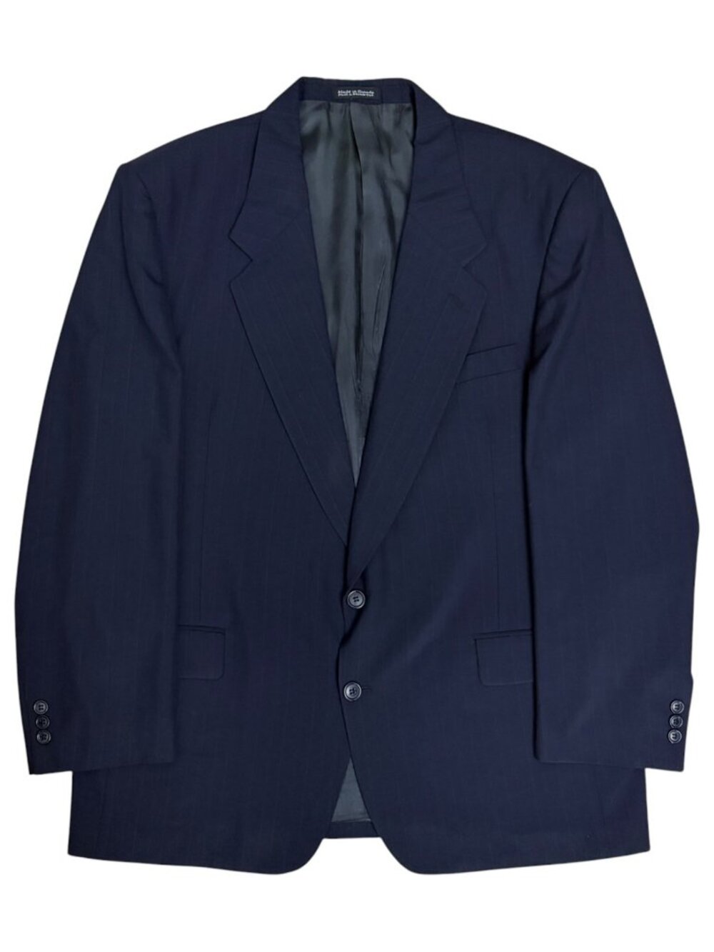 BOSA Vintage Blazer Sport Coat Blue Business Casual Designer Jacket Mens 44R